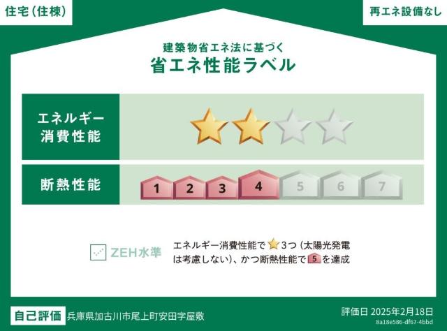 省エネ性能ラベル　省エネ性能ラベル