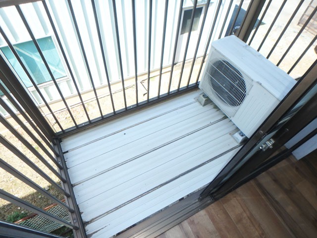 バルコニー　北西向きで夏は涼しく過ごせます