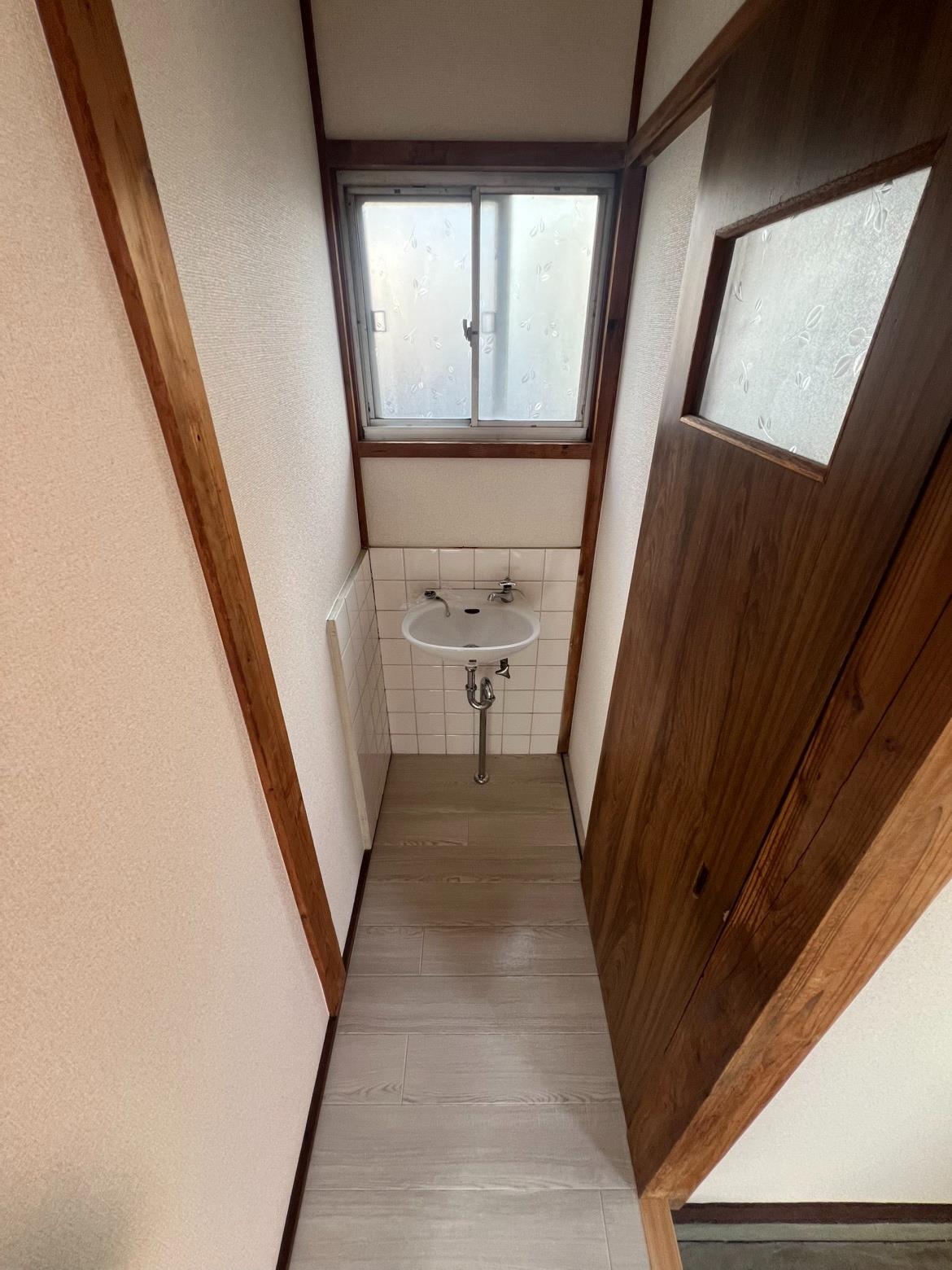 洗面設備　手洗い場です。