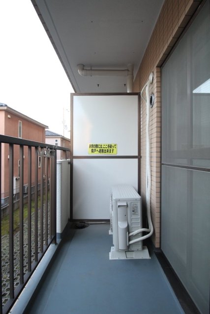 バルコニー　落ち着いた時間を過ごせるバルコニーです