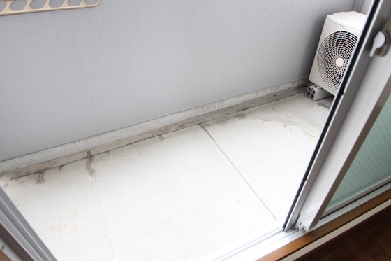 バルコニー　写真は別の号室のものです。