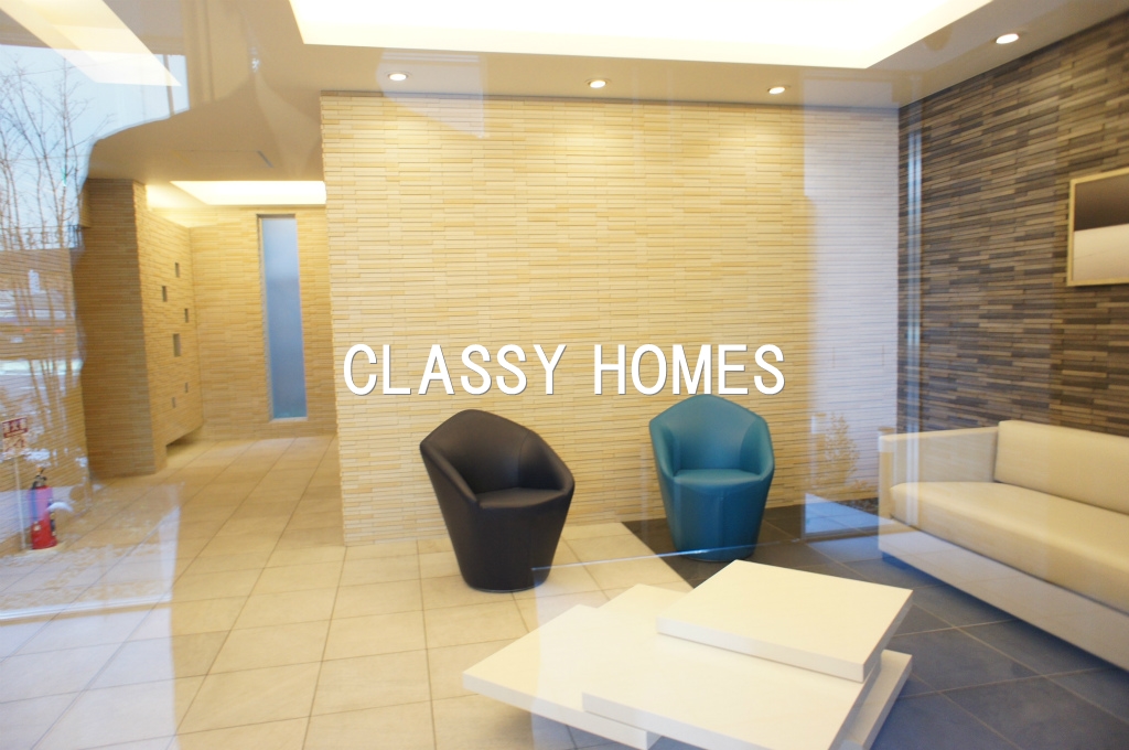 ロビー　2012年竣工　パークアクシス芝浦：ロビー