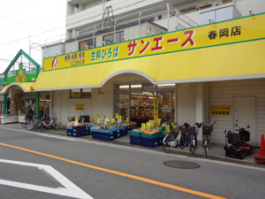 スーパー　サンエース春岡店（スーパー）まで337m