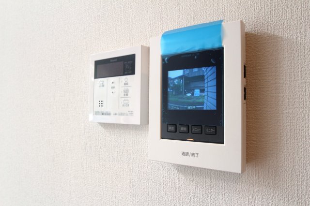 セキュリティ　来訪者はモニターでチェック！