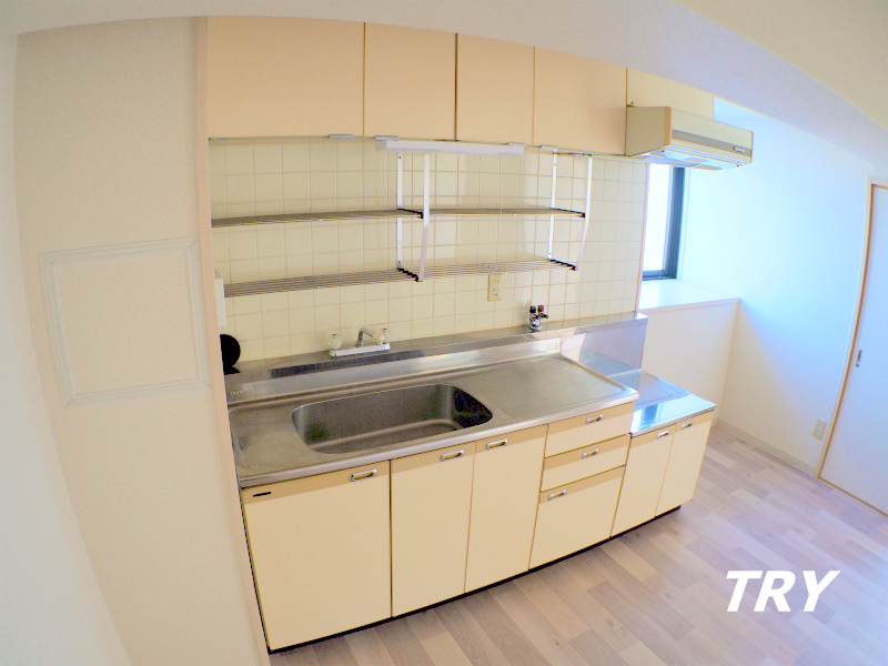 キッチン　ガスコンロ対応キッチン