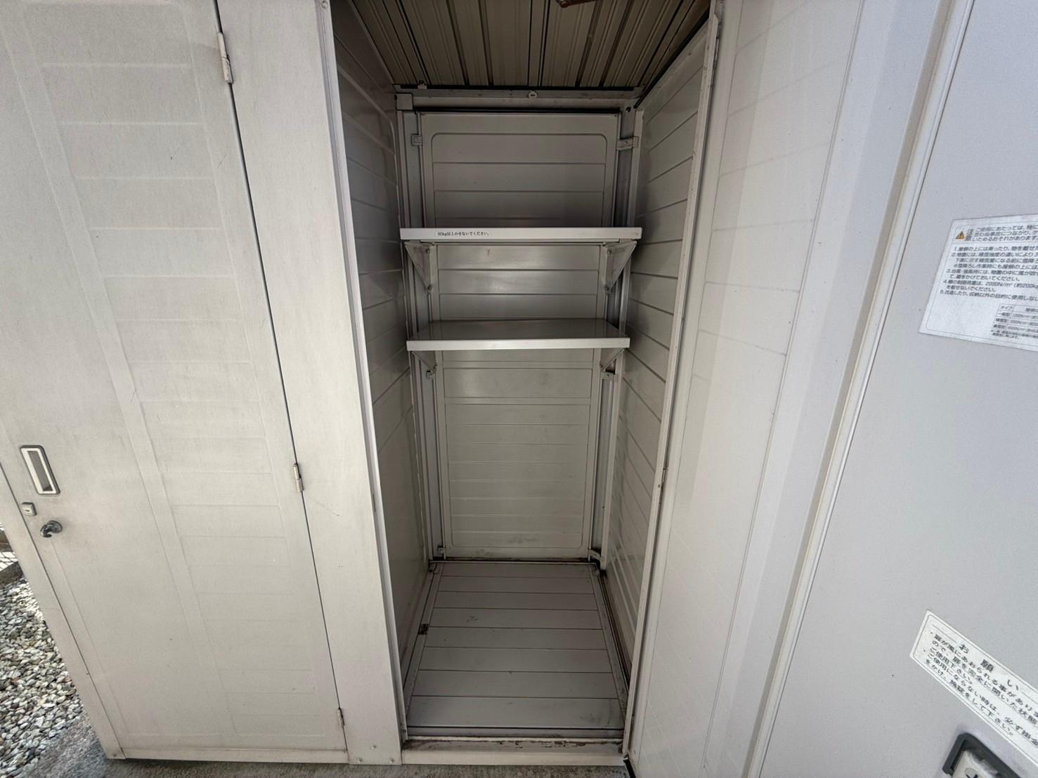 その他設備　外物の保管に便利な物置付きです