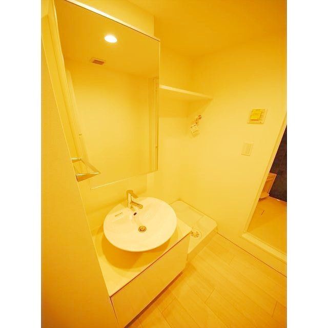 洗面設備　※全て別号室のお写真。内装等参考にしてください。