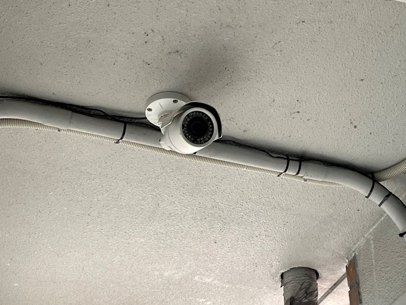 セキュリティ　防犯カメラ付き