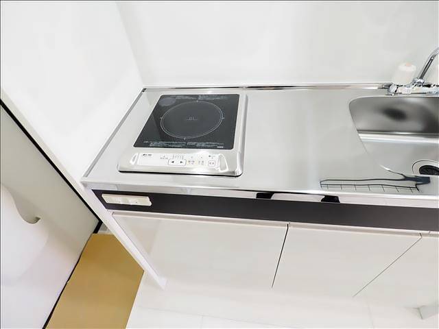 キッチン　ＩＨコンロでお掃除が楽にできます