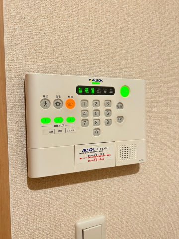 セキュリティ　別号室の写真です。ご参考までに