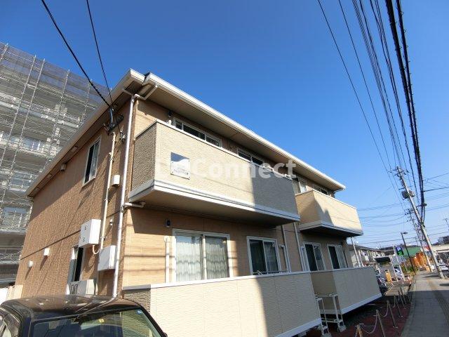 建物外観　都市ガス使用のアパートです。