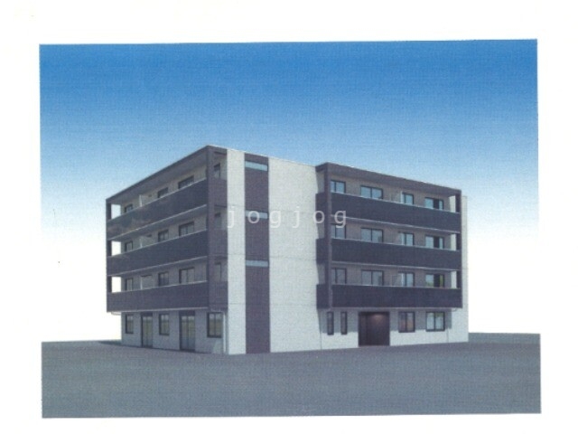 エントランス　外観パース