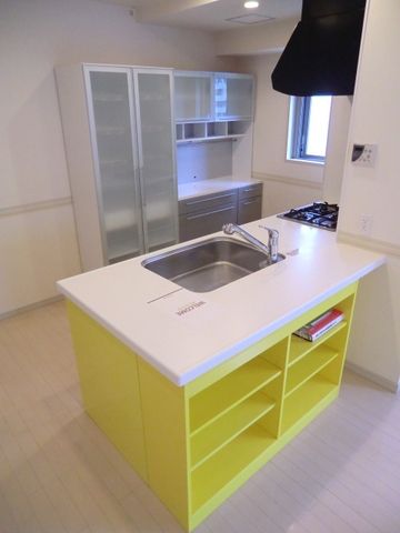 キッチン　ディスポーザー付カウンターシステムキッチン