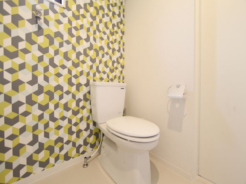 トイレ　温水洗浄便座取り付け可