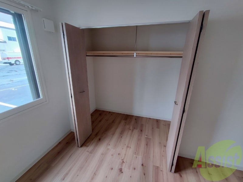 収納　クローゼットがありました。お洋服や荷物はここへ