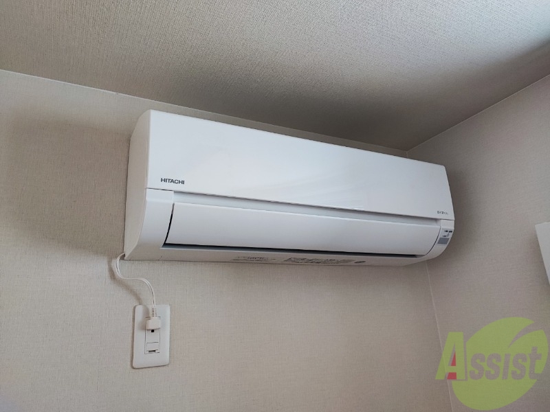 その他設備　エアコンが設置してありますので、寒暖対策もばっちり。