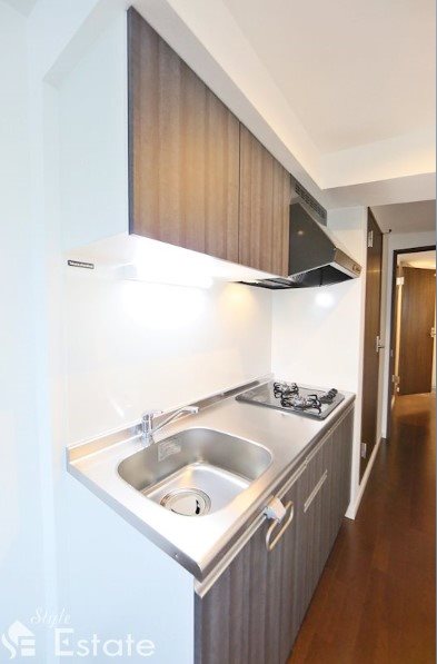 キッチン　システムキッチン★ガスコンロ二口　同仕様内装付