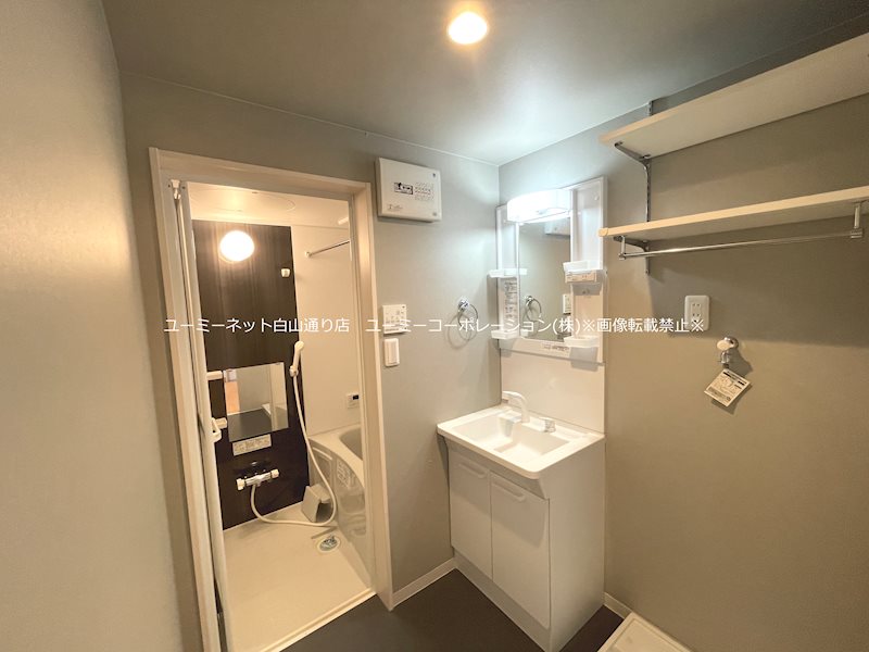 洗面設備　※別号室の写真になります。