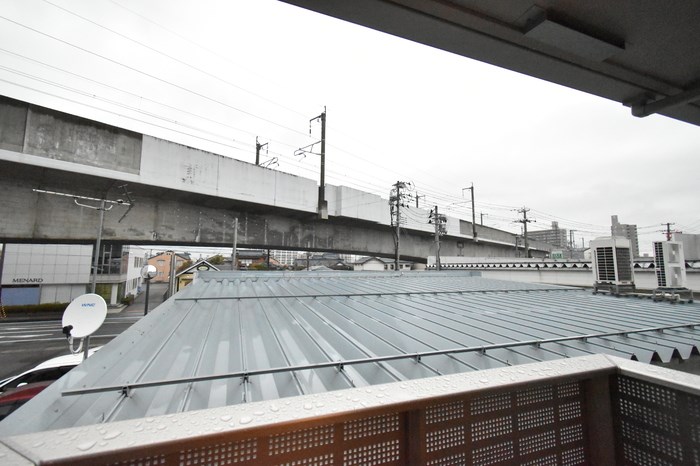 眺望　バルコニーからの眺望です、人目を気にせず開けておくことも可能