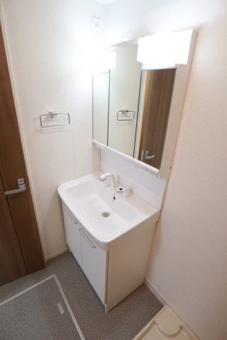 洗面設備　※建築中の為、同ハウスメーカー施工イメージです。