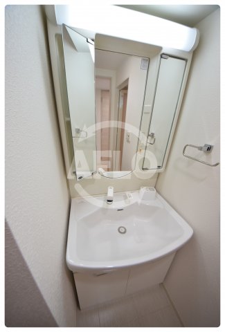 洗面設備　セイワパレス天王寺真田山　洗面化粧台