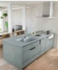 キッチン　完成パース