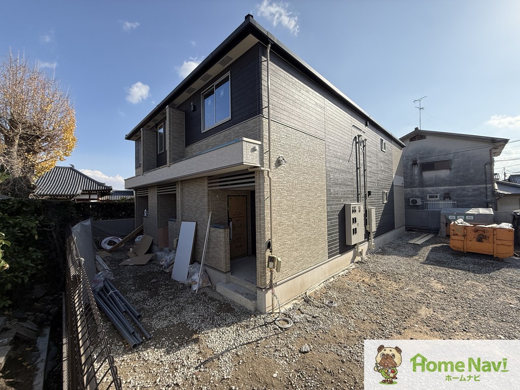 建物外観　完成予想図。1月下旬入居可