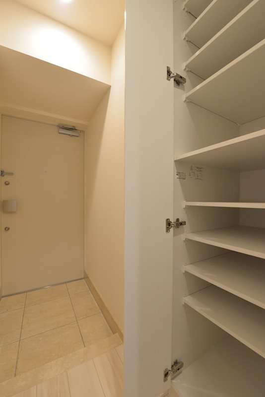 収納　たっぷりとした収納スペースです