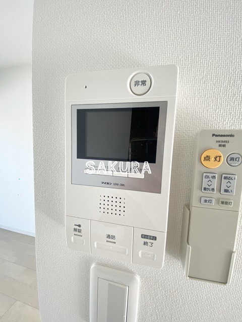 セキュリティ　安心のモニター付きインターホンです♪