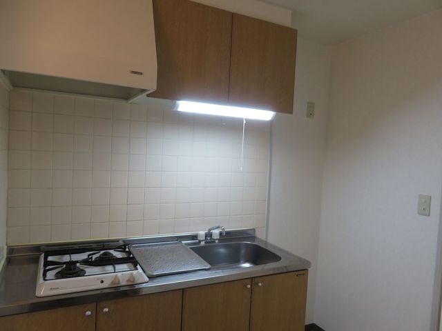 キッチン　２口ガスコンロ付システムキッチン