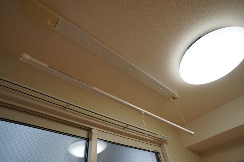 その他設備　室内物干し