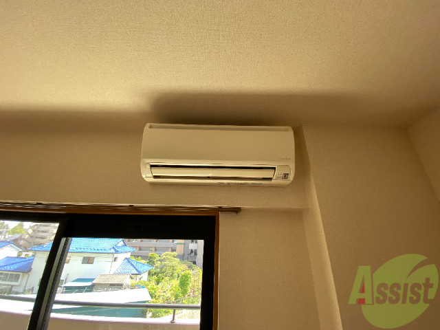 その他設備　エアコンが設置してありますので、寒暖対策もばっちり。