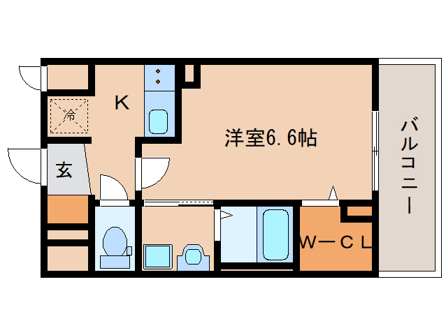 近鉄奈良線 新大宮駅 徒歩3分 10階建 築8年の間取り写真