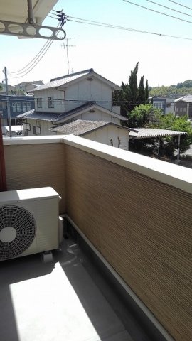 バルコニー　広々としたバルコニーです