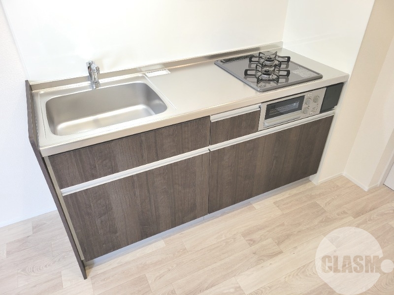 キッチン　２口コンロ＋グリル付きシステムキッチン♪