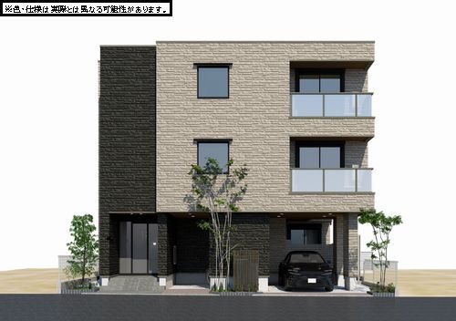 建物外観　高い耐震性能を備えた積水ハウス施工の賃貸マンションです。