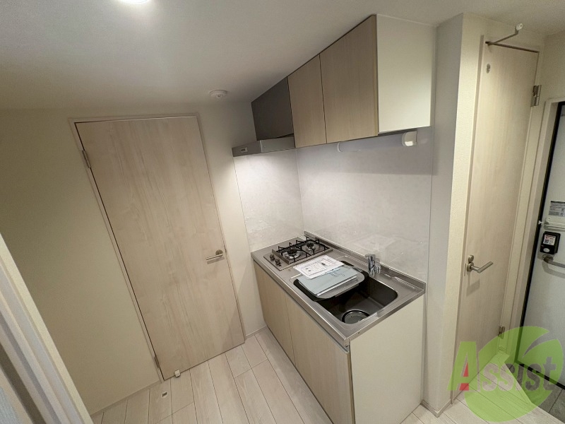 キッチン　キッチンは２口ガスコンロが設置されております。