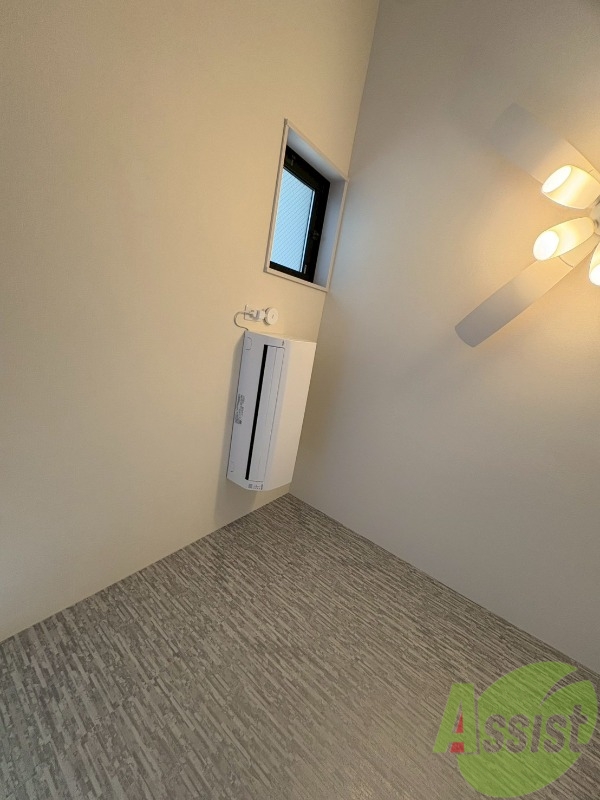 その他設備　エアコンも設置されております。快適に過ごせそうですね。