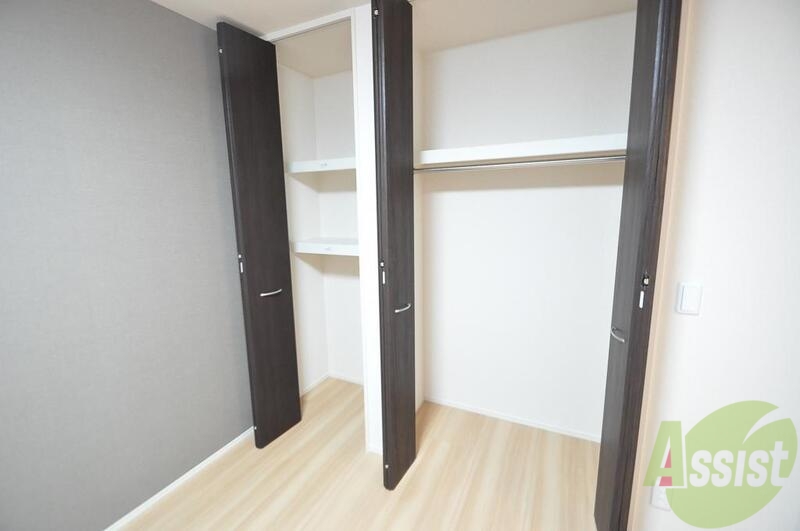 収納　各所に収納があるので、お部屋がすっきり片付きますね。