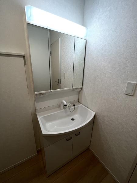 洗面設備　便利なシャンプードレッサー付き