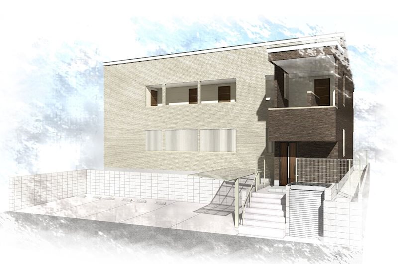 建物外観　外観イメージパース