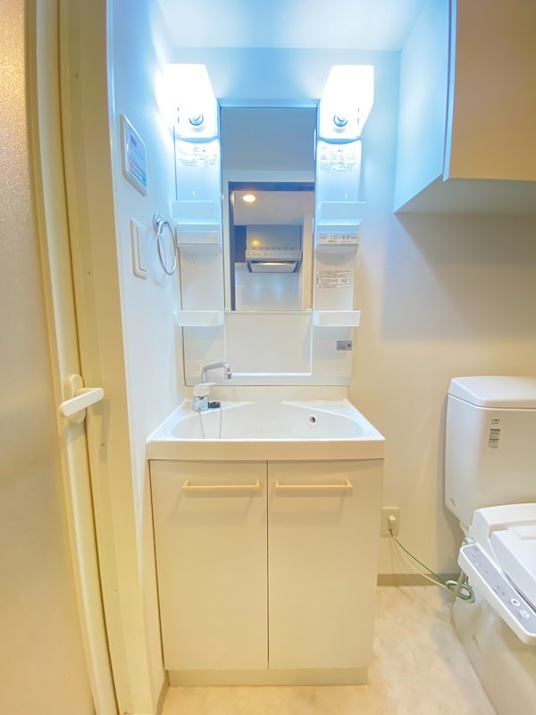 洗面設備　別タイプのお部屋です