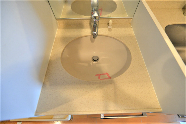 洗面設備　洗面所です