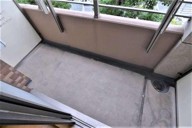 バルコニー　広々としたバルコニーです