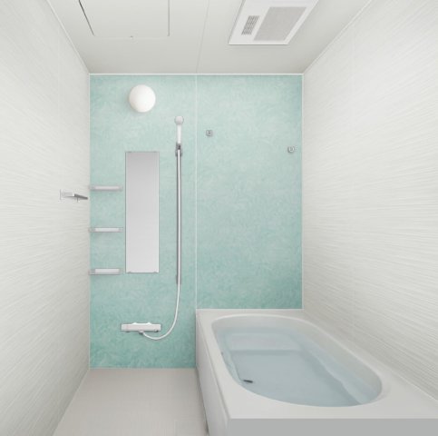 バス・シャワールーム　１坪タイプの広々バスルーム