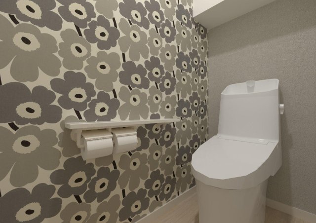 トイレ　収納付きトイレ