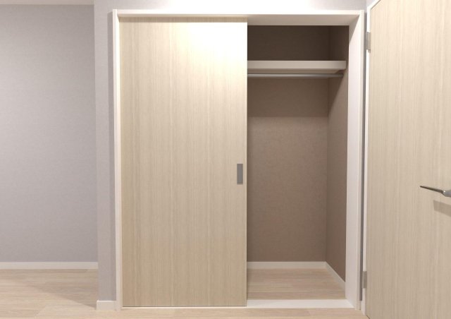 収納　寝室クローゼット