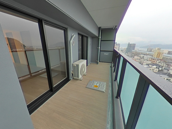 バルコニー　※別部屋の写真です