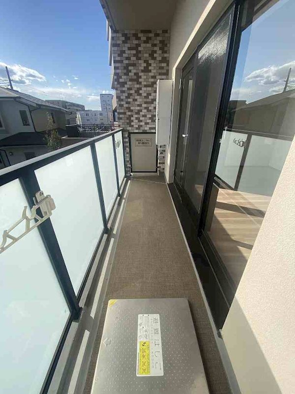 バルコニー　南向き