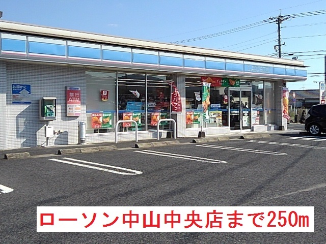 コンビニ　ローソン中山中央店（コンビニ）まで250m